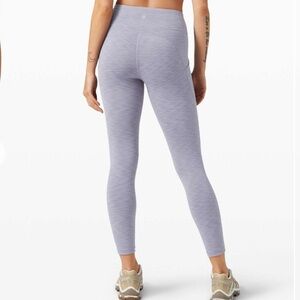 Lululemon Invigorate High-Rise Tights 25” in Heathered Purple 2